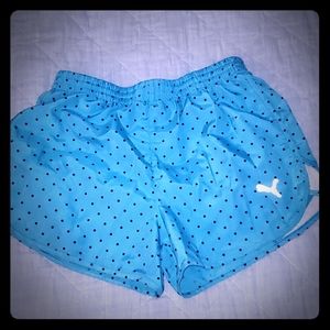 Girls Puma Shorts with liner Size L